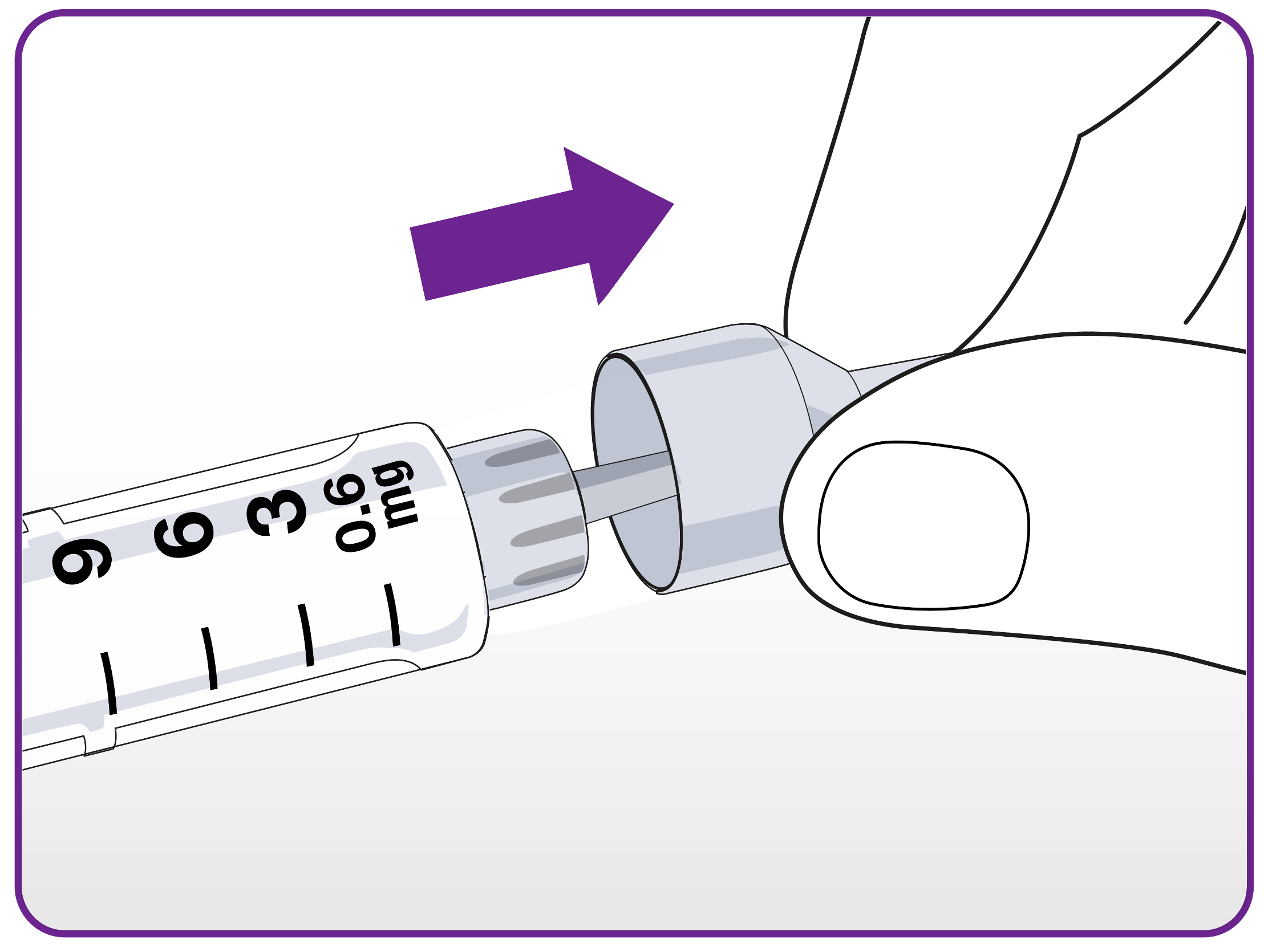 Pulling off the outer pen cap