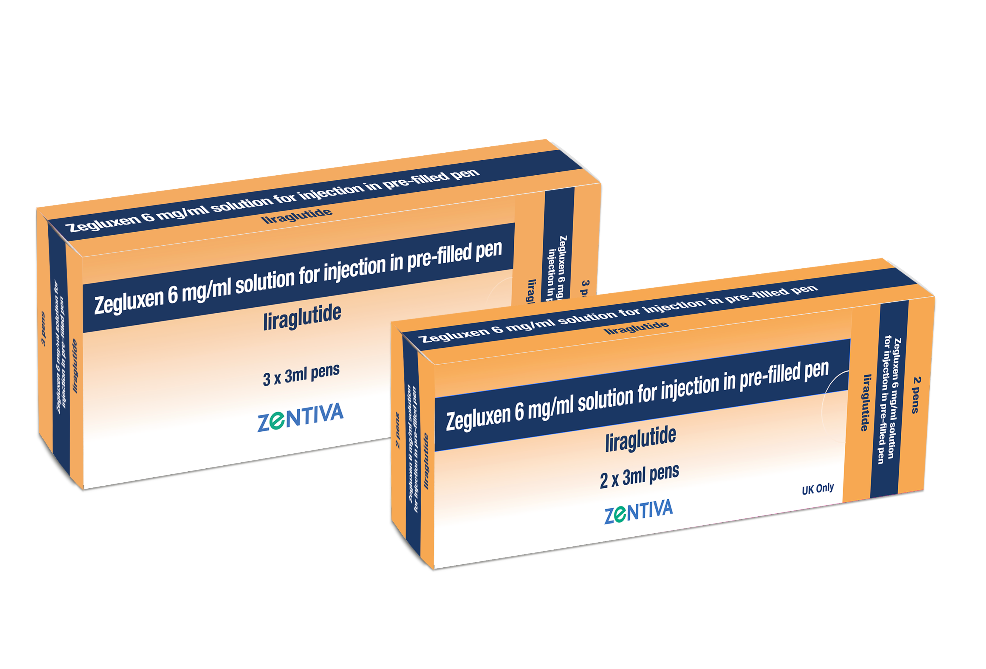 Two Zegluxen packs side-by-side